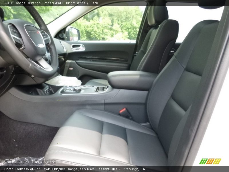 Bright White / Black 2016 Dodge Durango Limited AWD