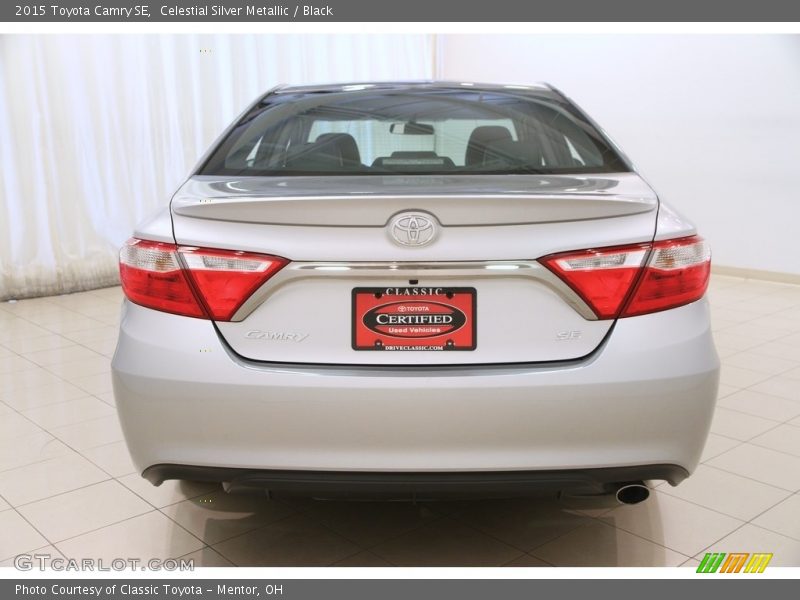 Celestial Silver Metallic / Black 2015 Toyota Camry SE