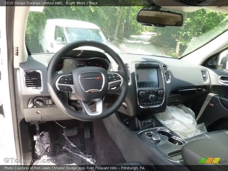 Bright White / Black 2016 Dodge Durango Limited AWD