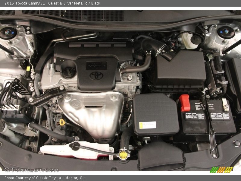 Celestial Silver Metallic / Black 2015 Toyota Camry SE