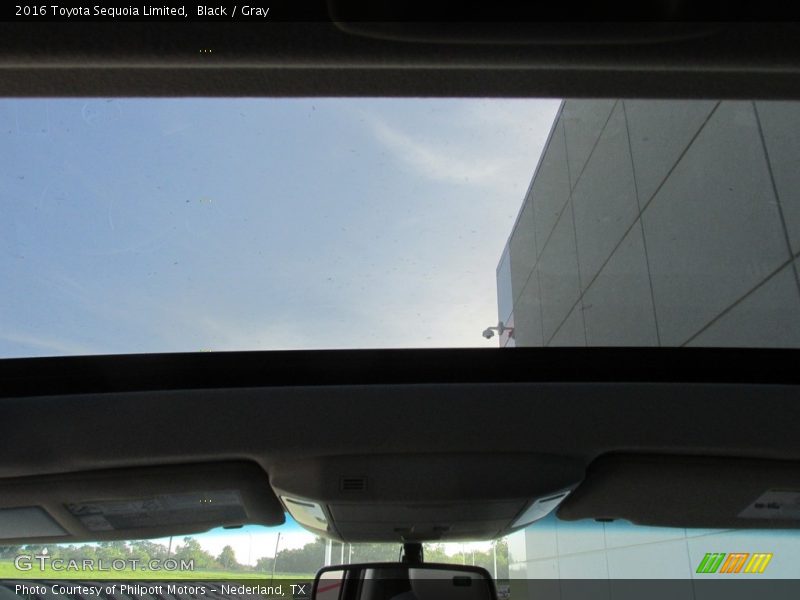 Black / Gray 2016 Toyota Sequoia Limited