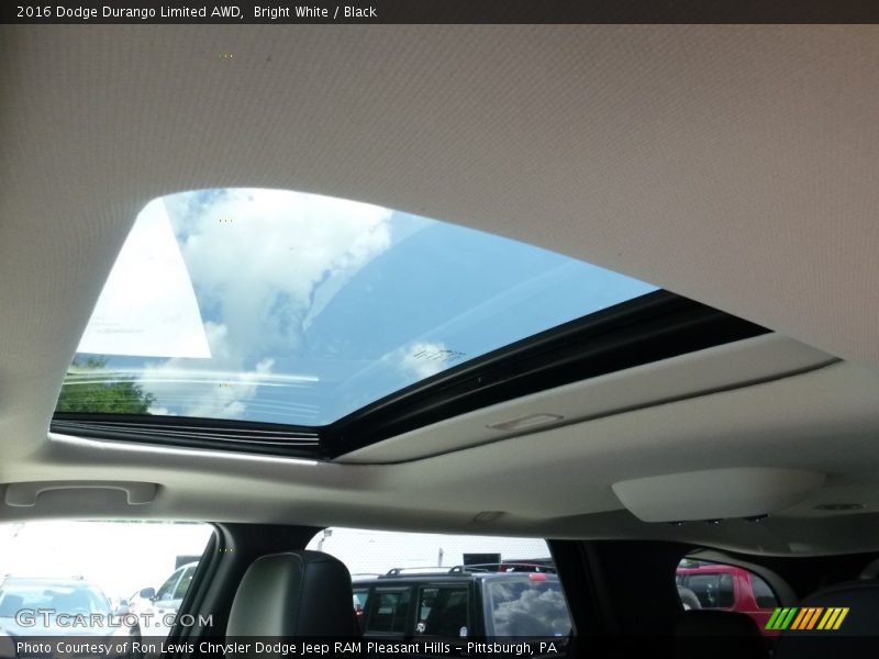 Bright White / Black 2016 Dodge Durango Limited AWD