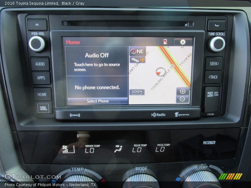 Black / Gray 2016 Toyota Sequoia Limited