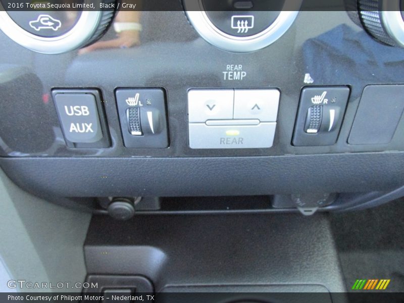 Black / Gray 2016 Toyota Sequoia Limited