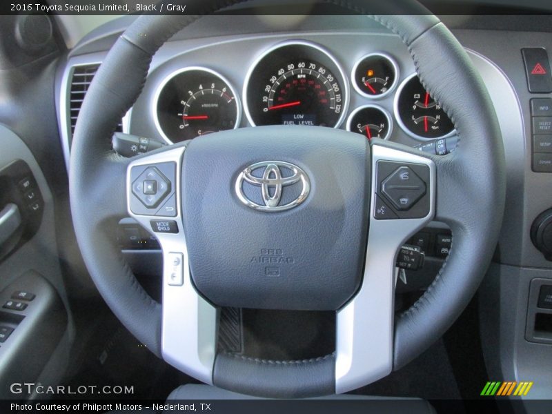 Black / Gray 2016 Toyota Sequoia Limited