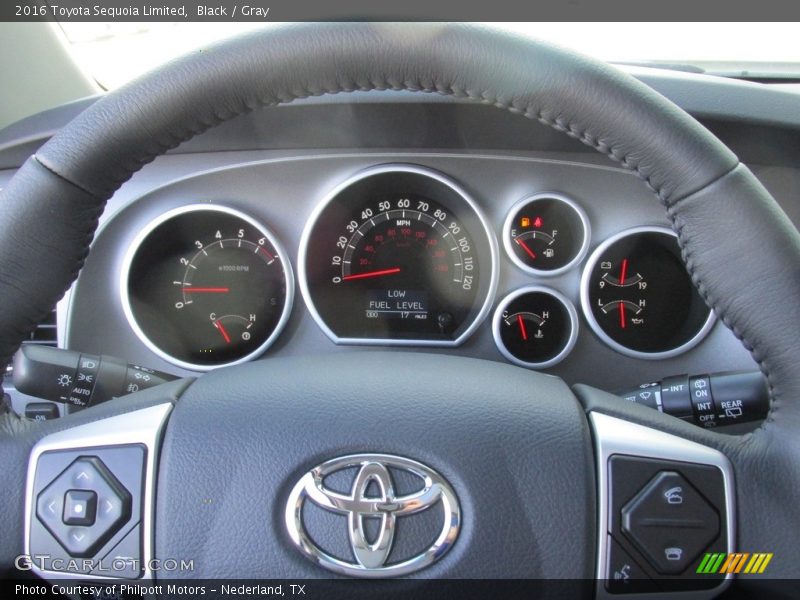 Black / Gray 2016 Toyota Sequoia Limited