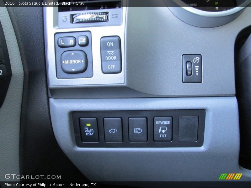 Black / Gray 2016 Toyota Sequoia Limited