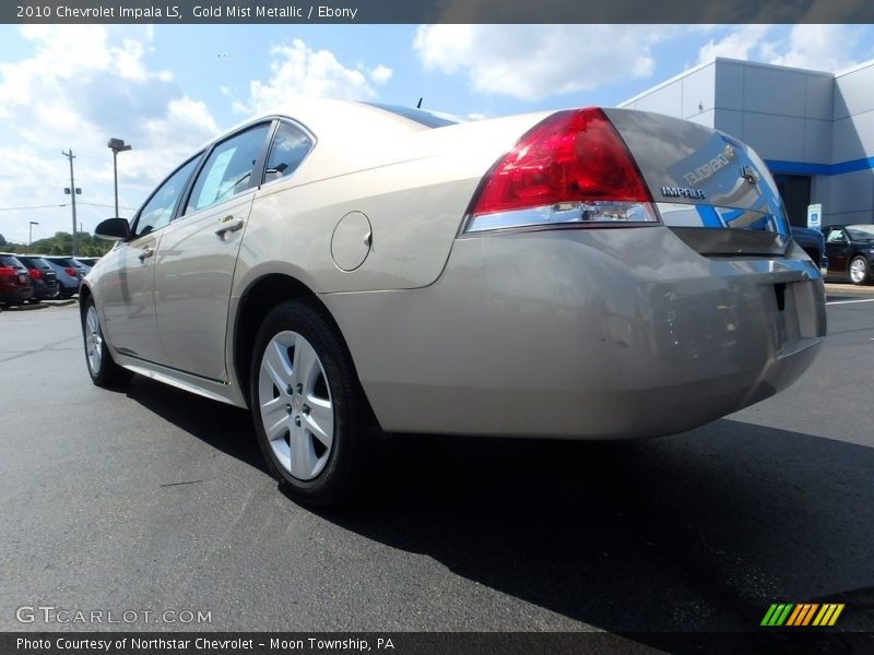 Gold Mist Metallic / Ebony 2010 Chevrolet Impala LS