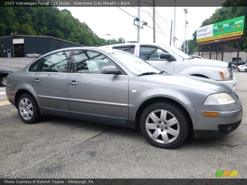 Silverstone Grey Metallic / Black 2003 Volkswagen Passat GLX Sedan