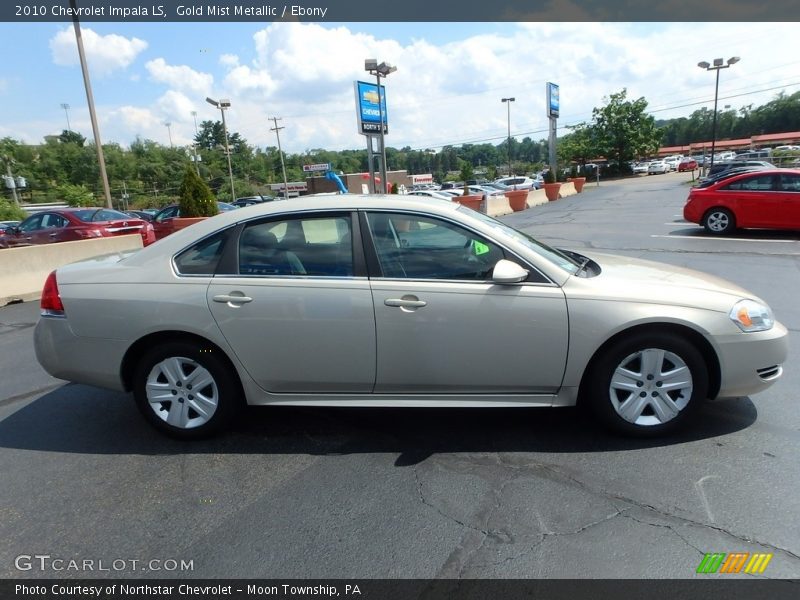 Gold Mist Metallic / Ebony 2010 Chevrolet Impala LS