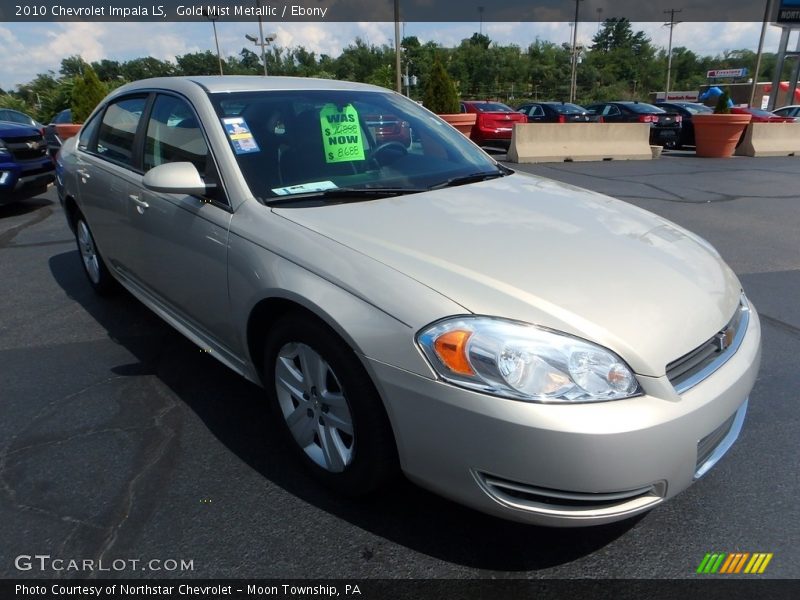 Gold Mist Metallic / Ebony 2010 Chevrolet Impala LS