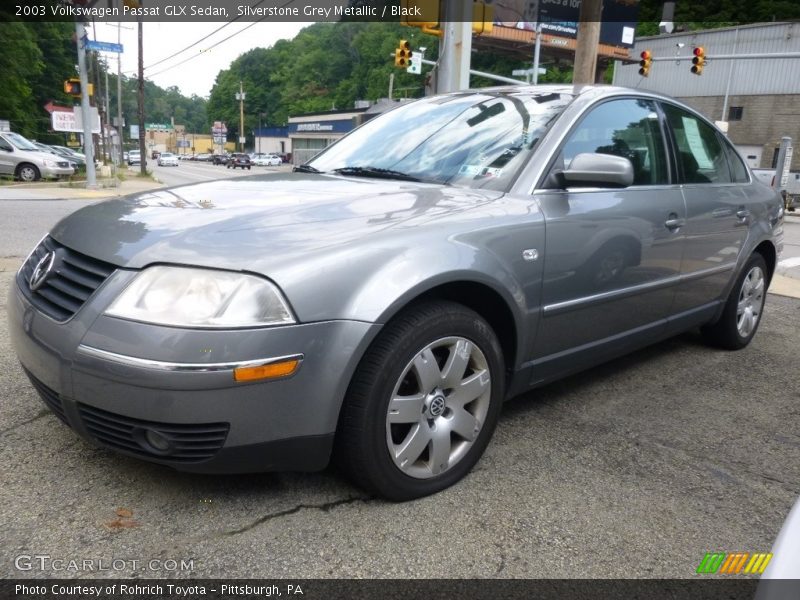 Silverstone Grey Metallic / Black 2003 Volkswagen Passat GLX Sedan
