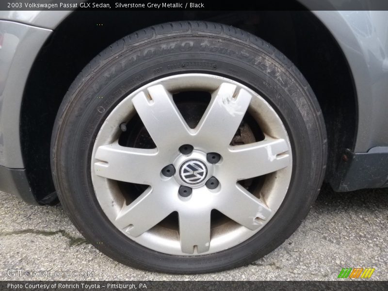 Silverstone Grey Metallic / Black 2003 Volkswagen Passat GLX Sedan