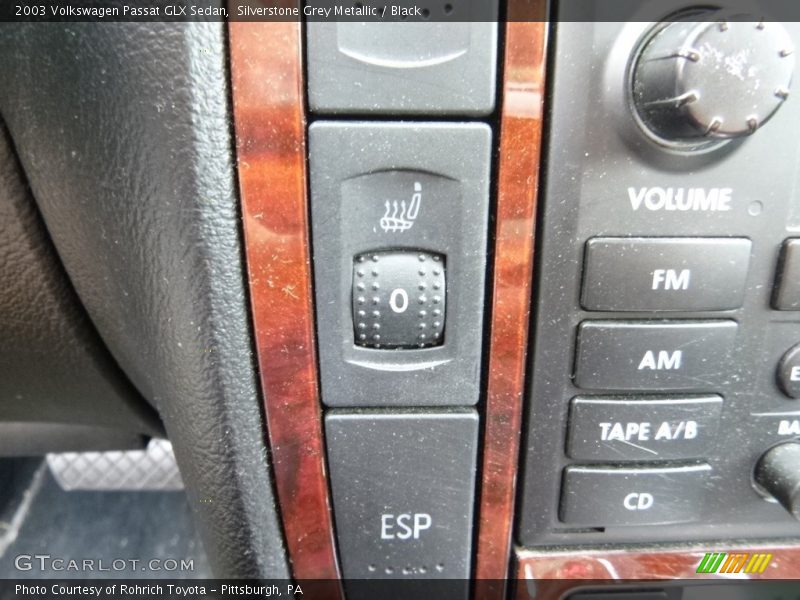 Silverstone Grey Metallic / Black 2003 Volkswagen Passat GLX Sedan