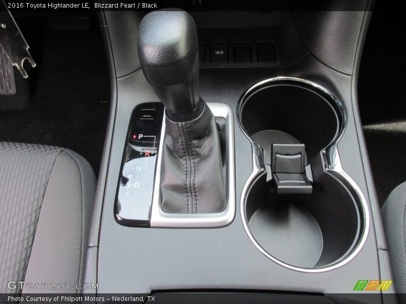 Blizzard Pearl / Black 2016 Toyota Highlander LE