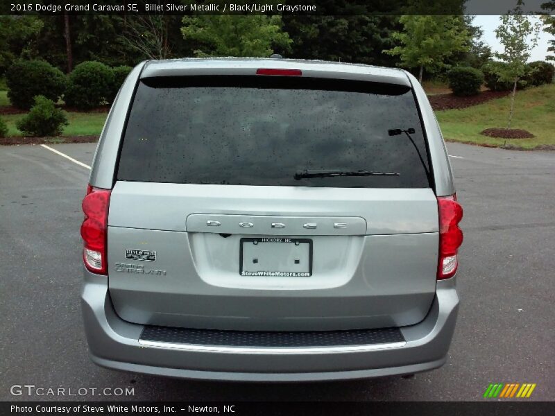 Billet Silver Metallic / Black/Light Graystone 2016 Dodge Grand Caravan SE