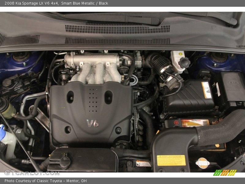 Smart Blue Metallic / Black 2008 Kia Sportage LX V6 4x4