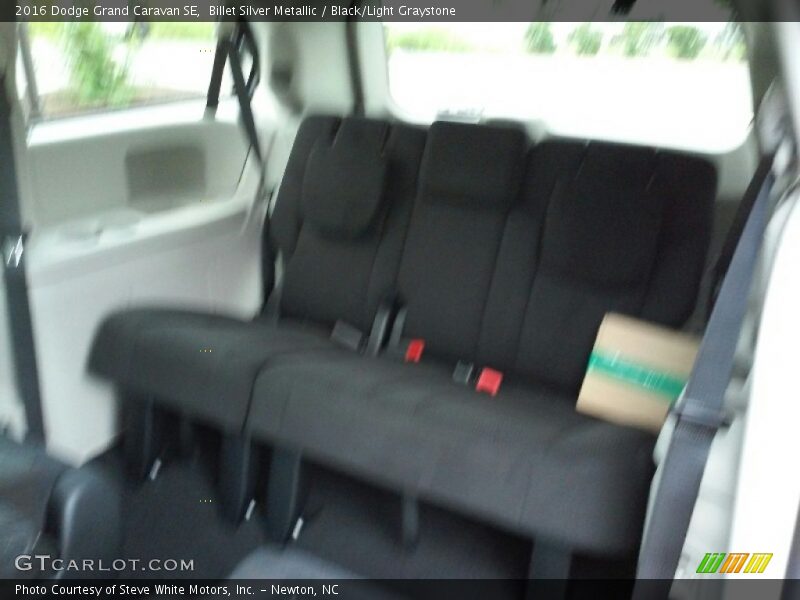 Billet Silver Metallic / Black/Light Graystone 2016 Dodge Grand Caravan SE