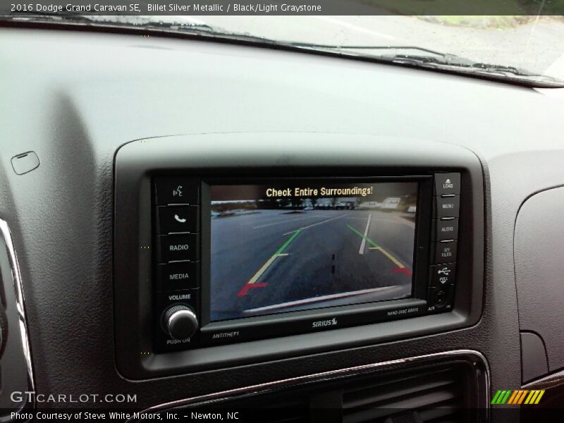 Billet Silver Metallic / Black/Light Graystone 2016 Dodge Grand Caravan SE
