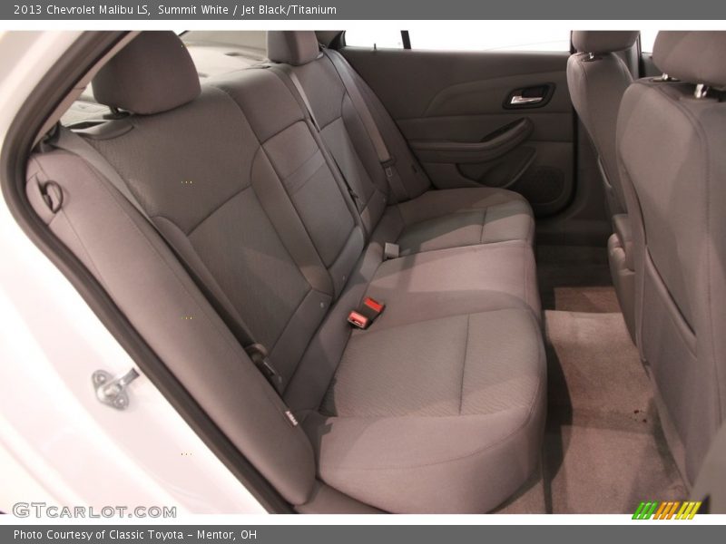 Summit White / Jet Black/Titanium 2013 Chevrolet Malibu LS