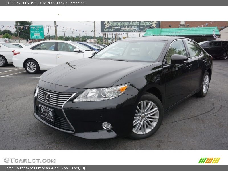 Obsidian Black / Parchment 2014 Lexus ES 350