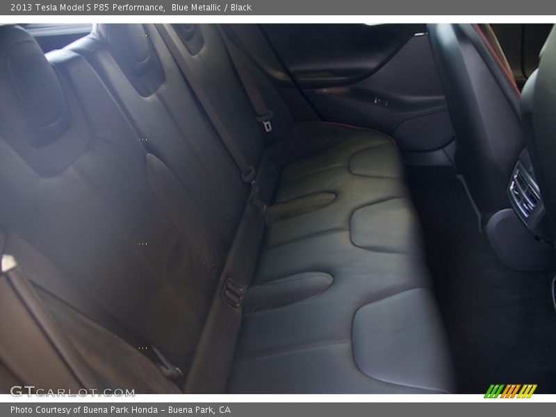 Blue Metallic / Black 2013 Tesla Model S P85 Performance