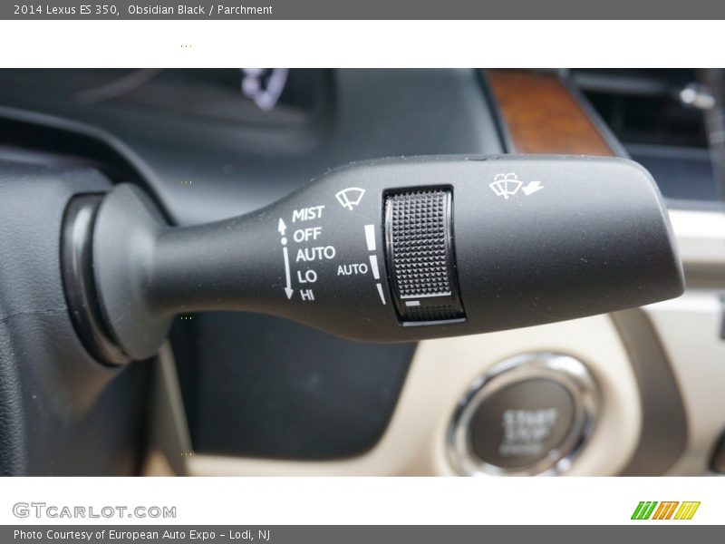 Obsidian Black / Parchment 2014 Lexus ES 350