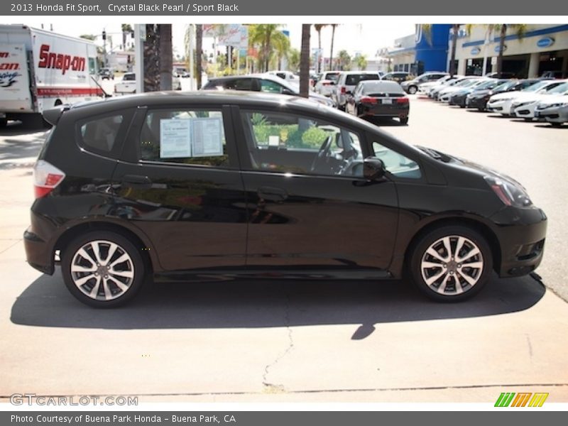 Crystal Black Pearl / Sport Black 2013 Honda Fit Sport