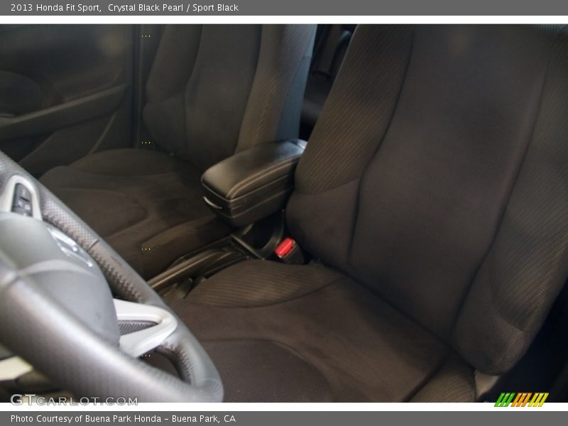 Crystal Black Pearl / Sport Black 2013 Honda Fit Sport