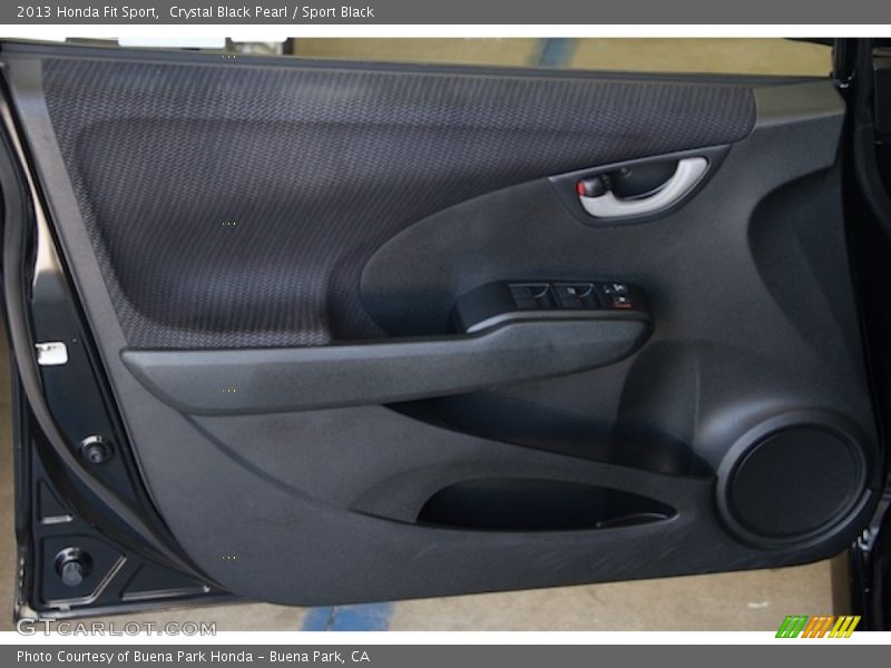 Crystal Black Pearl / Sport Black 2013 Honda Fit Sport