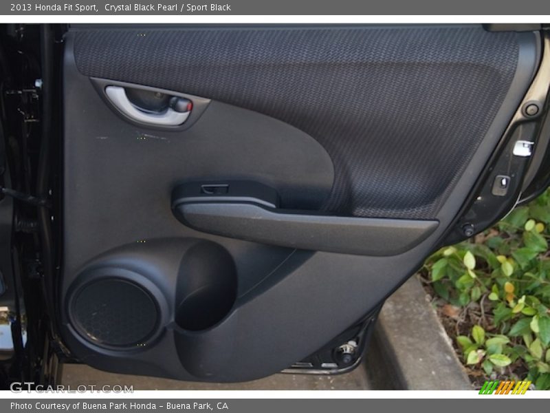 Crystal Black Pearl / Sport Black 2013 Honda Fit Sport