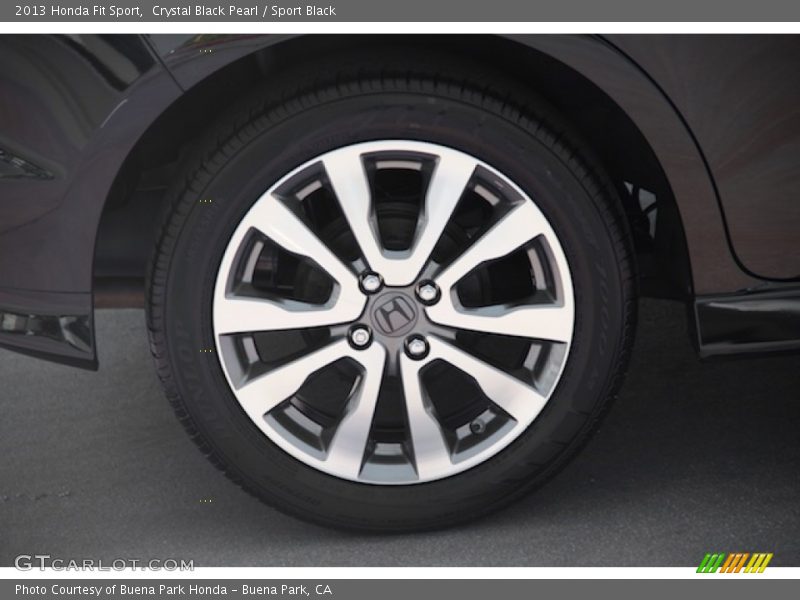 Crystal Black Pearl / Sport Black 2013 Honda Fit Sport