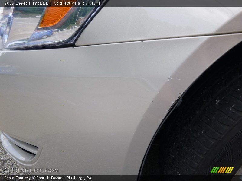 Gold Mist Metallic / Neutral 2009 Chevrolet Impala LT