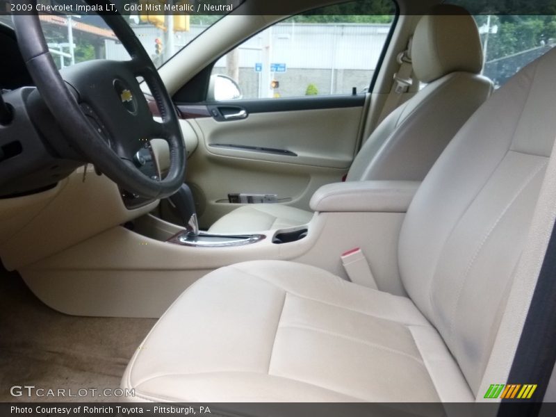 Gold Mist Metallic / Neutral 2009 Chevrolet Impala LT