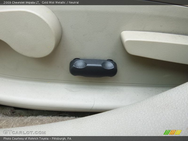 Gold Mist Metallic / Neutral 2009 Chevrolet Impala LT