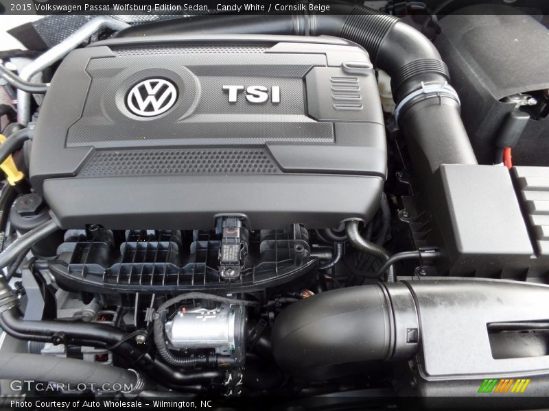 Candy White / Cornsilk Beige 2015 Volkswagen Passat Wolfsburg Edition Sedan