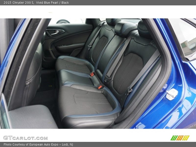 Vivid Blue Pearl / Black 2015 Chrysler 200 S