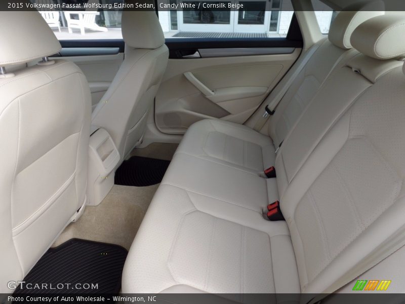 Candy White / Cornsilk Beige 2015 Volkswagen Passat Wolfsburg Edition Sedan