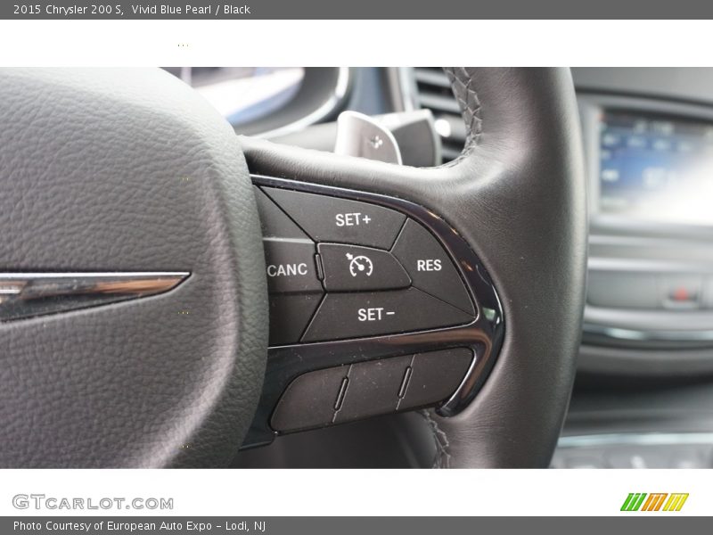 Vivid Blue Pearl / Black 2015 Chrysler 200 S