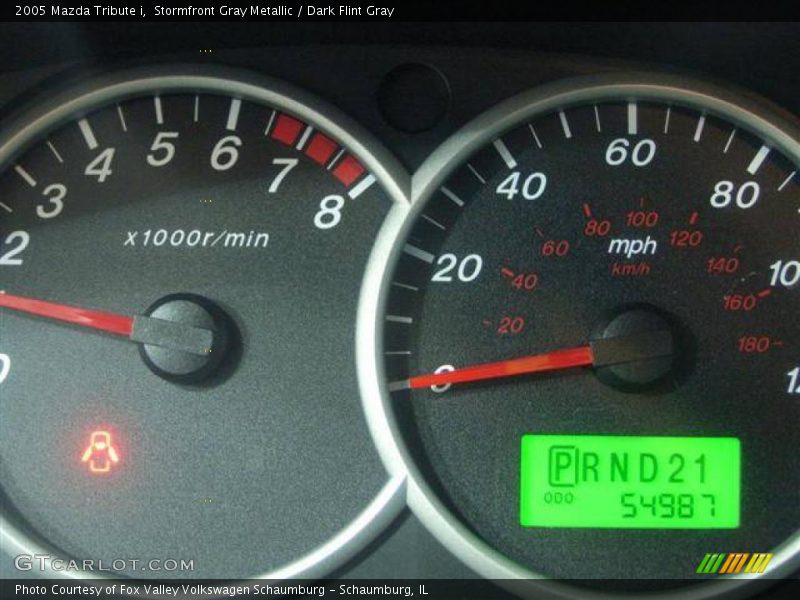 Stormfront Gray Metallic / Dark Flint Gray 2005 Mazda Tribute i