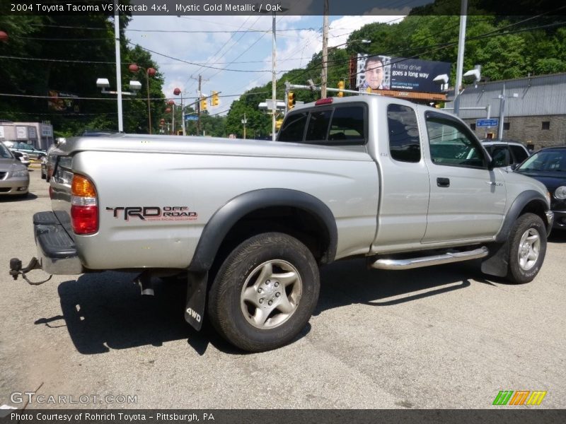 Mystic Gold Metallic / Oak 2004 Toyota Tacoma V6 Xtracab 4x4