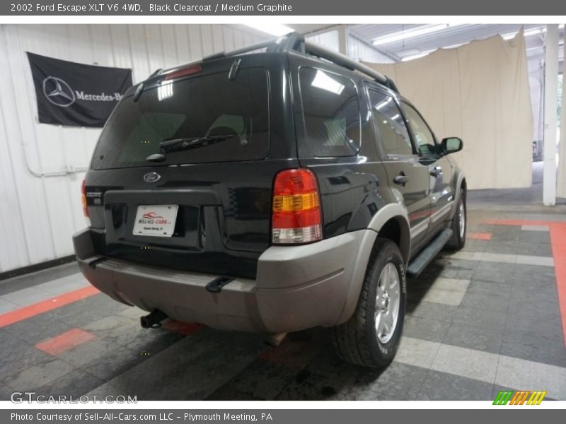 Black Clearcoat / Medium Graphite 2002 Ford Escape XLT V6 4WD