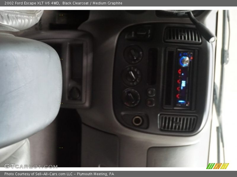 Black Clearcoat / Medium Graphite 2002 Ford Escape XLT V6 4WD