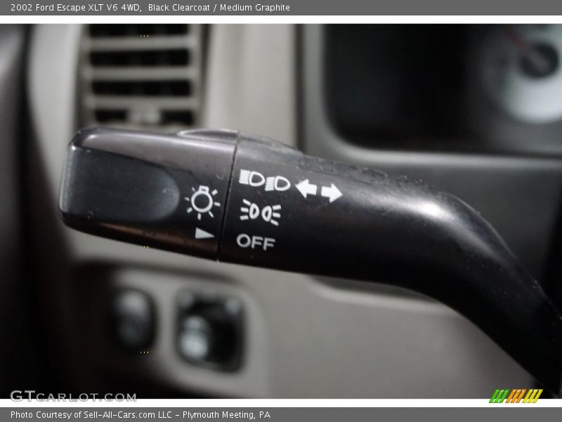 Black Clearcoat / Medium Graphite 2002 Ford Escape XLT V6 4WD