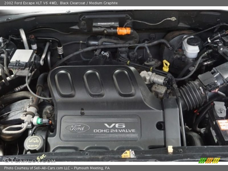 Black Clearcoat / Medium Graphite 2002 Ford Escape XLT V6 4WD