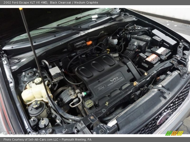 Black Clearcoat / Medium Graphite 2002 Ford Escape XLT V6 4WD