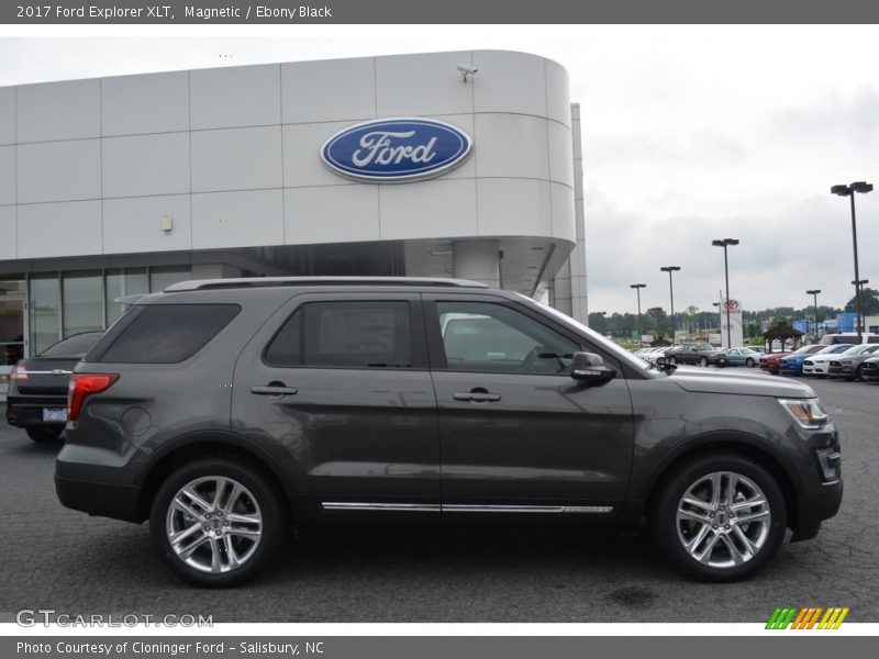 Magnetic / Ebony Black 2017 Ford Explorer XLT