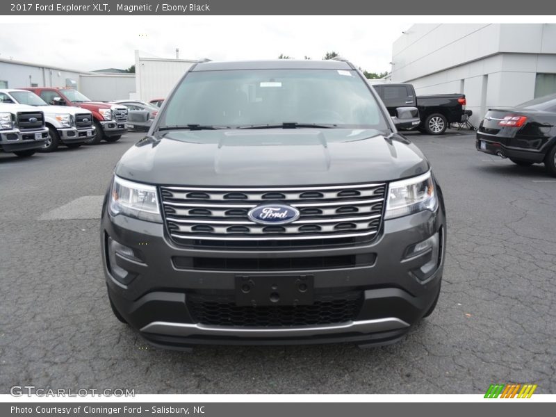 Magnetic / Ebony Black 2017 Ford Explorer XLT