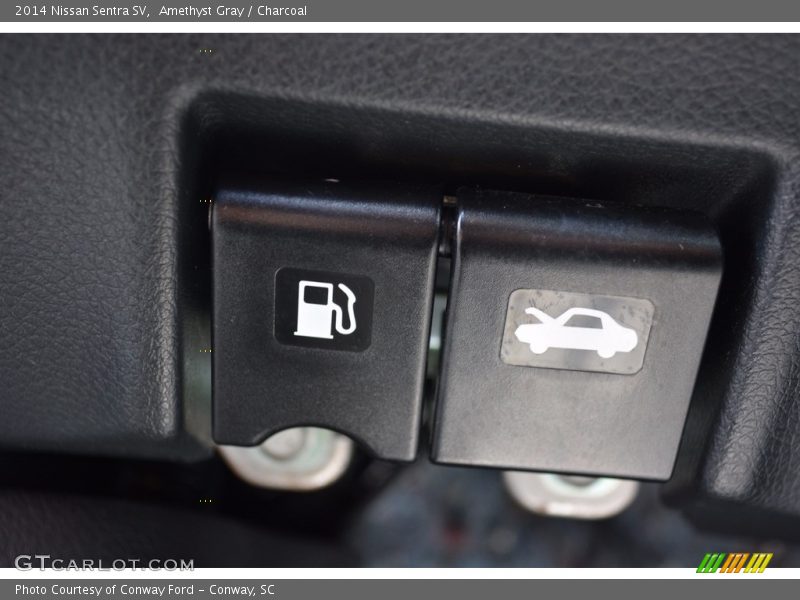 Amethyst Gray / Charcoal 2014 Nissan Sentra SV