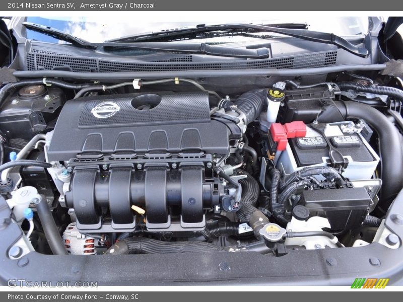 Amethyst Gray / Charcoal 2014 Nissan Sentra SV